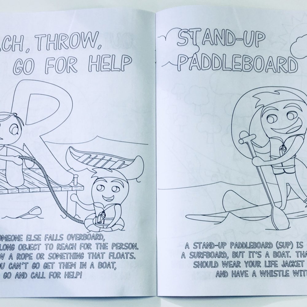 The ABCs of Boating Coloring Book (case of 100 books)
